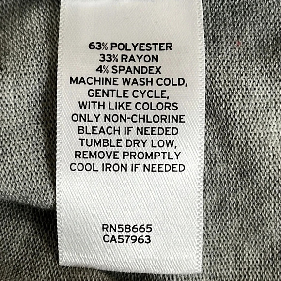 Melrose & Market Choker Neck Exposed Shoulder Top in Grey - Size Small - Picture 6 of 6